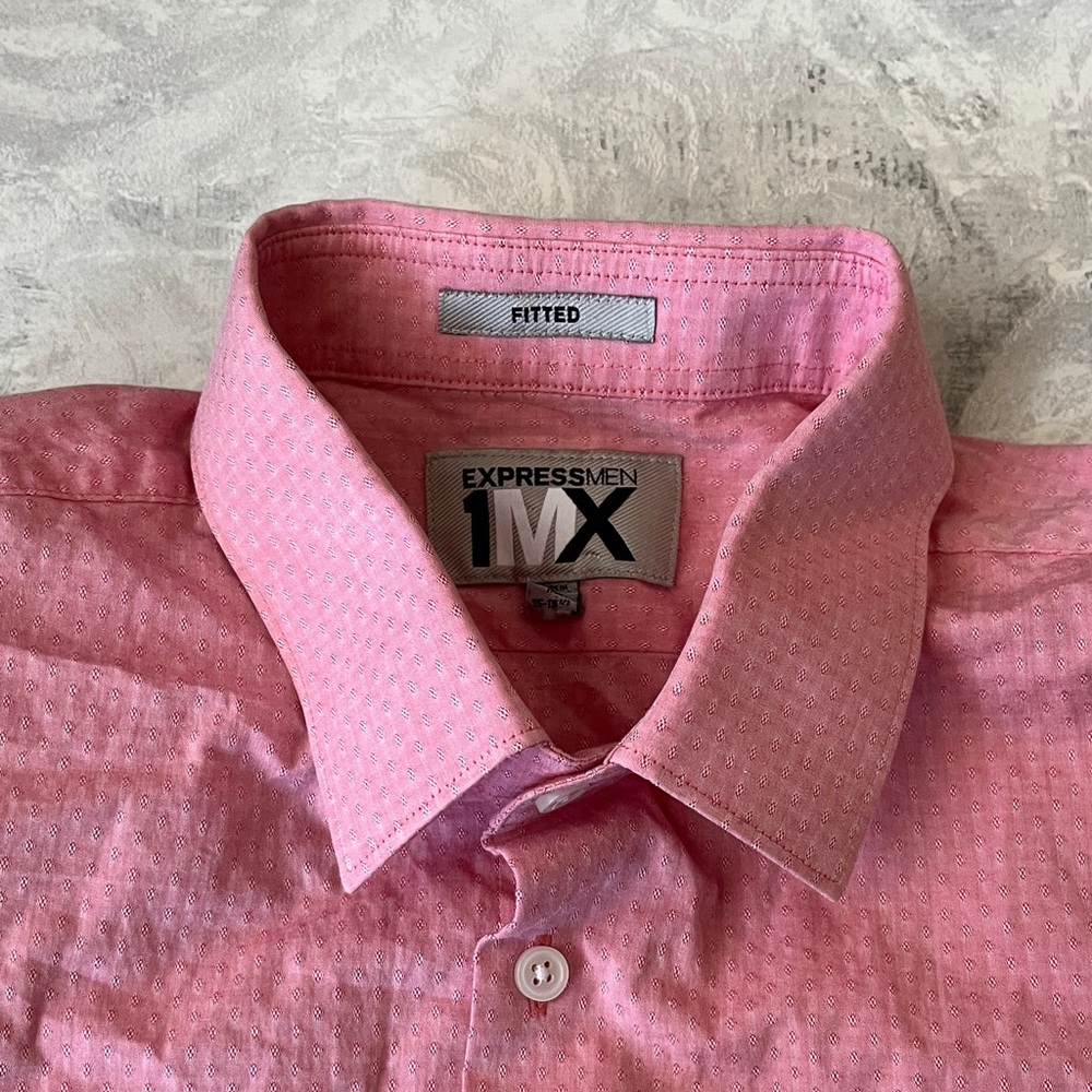 Express Men's Pink Dress Shirt